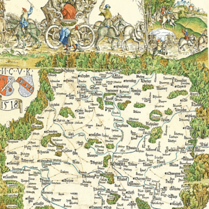 Mikuláš Klaudián a jeho 1. mapa Čech