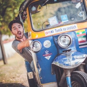 Tuktukem z Thajska až na Moravu